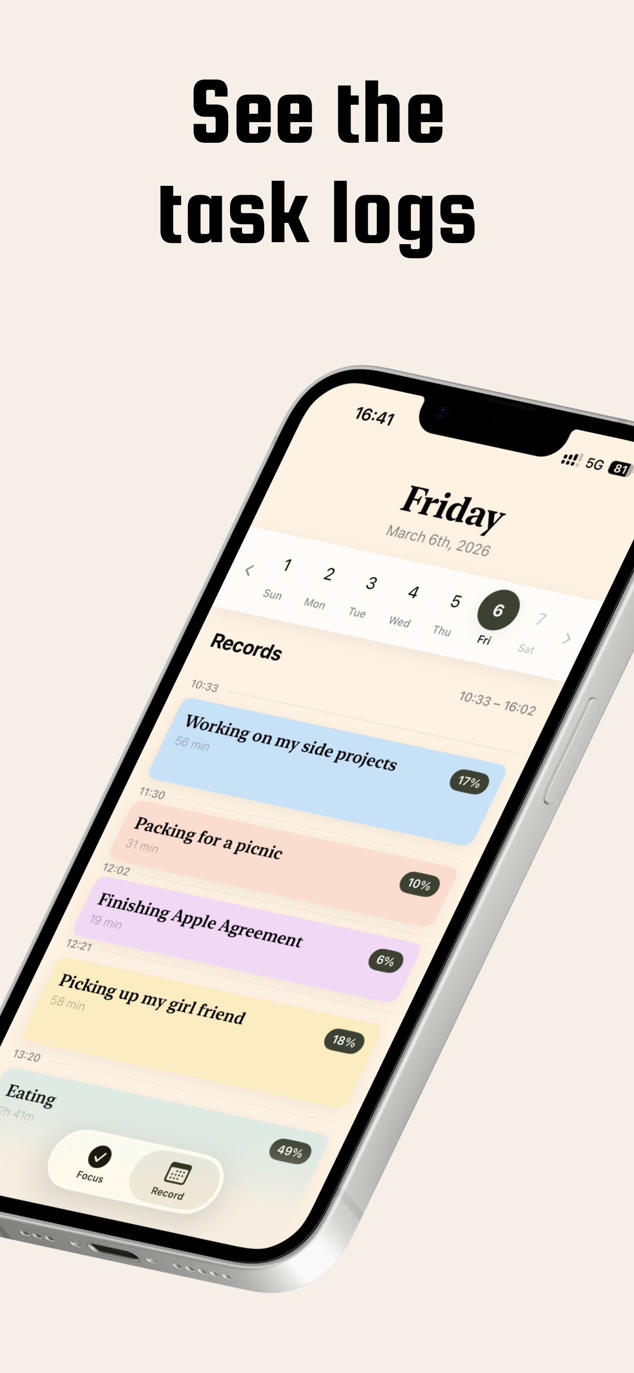 EverMinute screenshot 2
